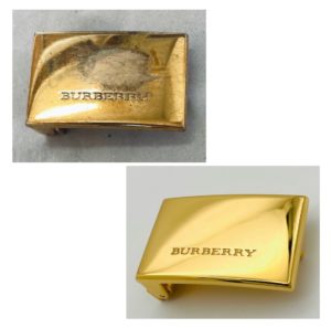 Burberry Gürtelschnalle vergoldet